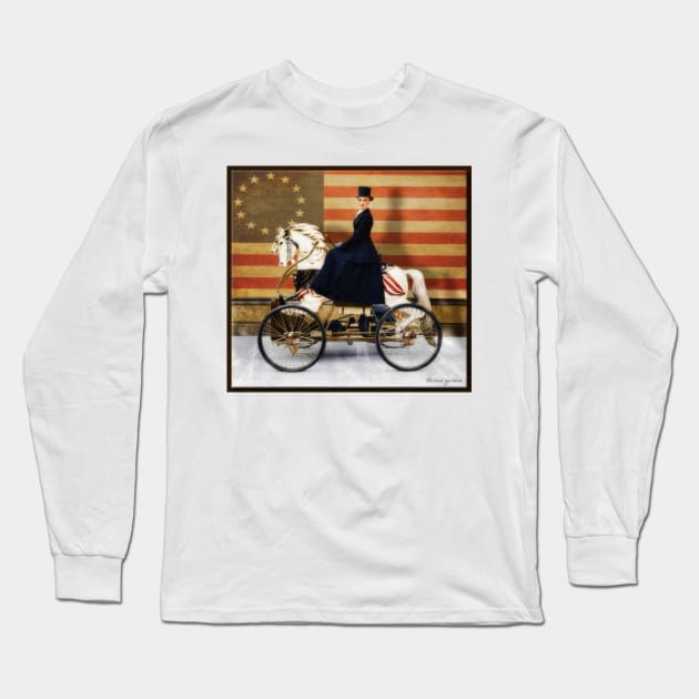 Carousel Motors Liberty Edition Long Sleeve T-Shirt by rgerhard